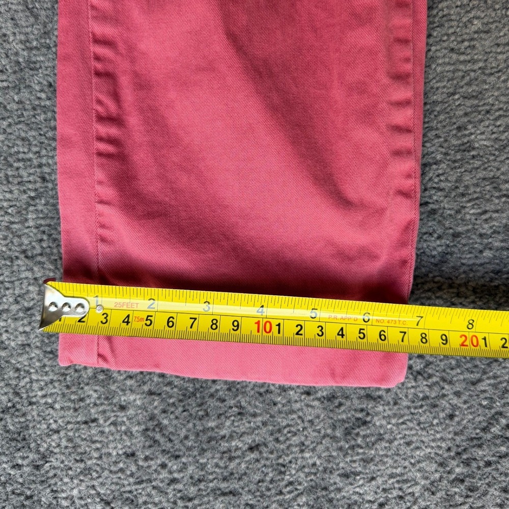 Brooks Brothers Red Fleece Mens Pink Salmon Chino Pants W36 L30 Slim Fit - Picture 8 of 10